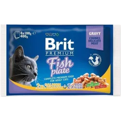 Canned food cat britprem fishplate 4x100
