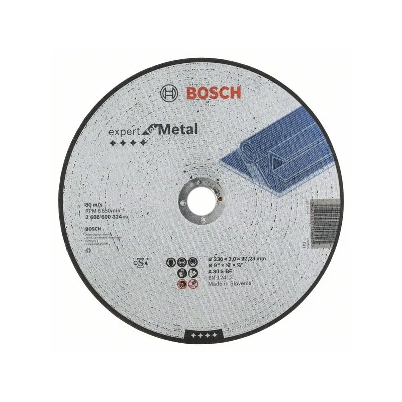 Griešanas disks Bosch, 230 mm x 3 mm x 22.23 mm