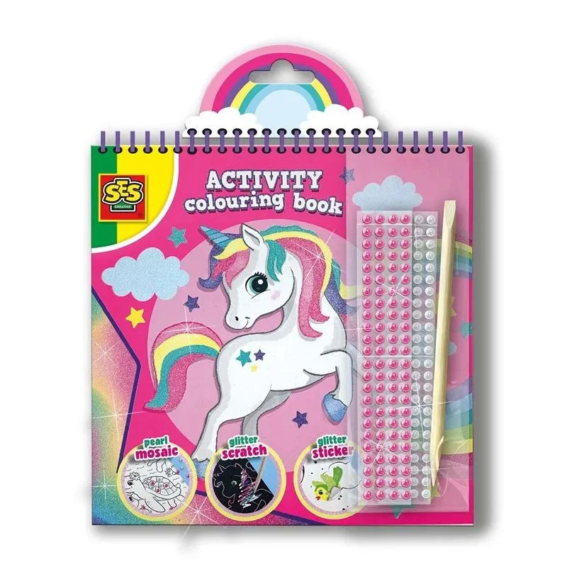 Radošais komplekts SES Creative Glitter 00117