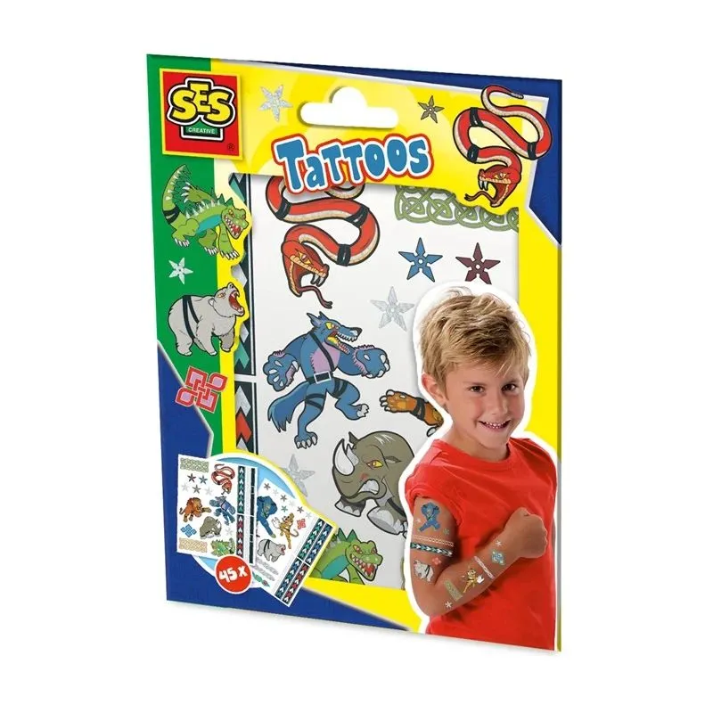 Tetovēšanas komplekts SES Creative Animal Fighter 14287