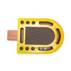 Rotaļlieta kaķim Beeztees. dzeltena. 45 cm