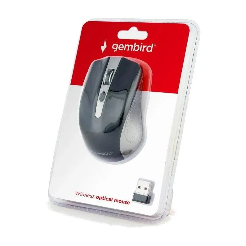 Gembird MUSW-4B-04 Wireless Optical Mouse Black-Grey