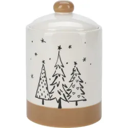 Lielapjoma produktu konteiners. 0.5 l. brūna-balta-melna