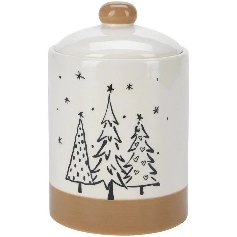 Lielapjoma produktu konteiners. 0.5 l. brūna-balta-melna