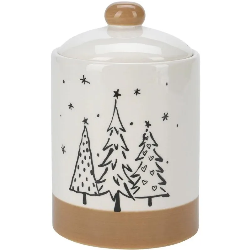 Lielapjoma produktu konteiners. 0.5 l. brūna-balta-melna