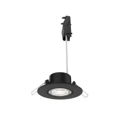 Recessed lamp led 5w 4k 550lm d9 black