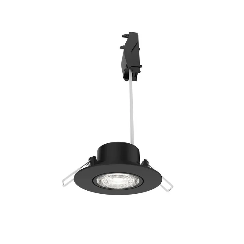 Iebūvējamais gaismeklis Cilantro LED 5W 4K 550lmD9 Dim melns