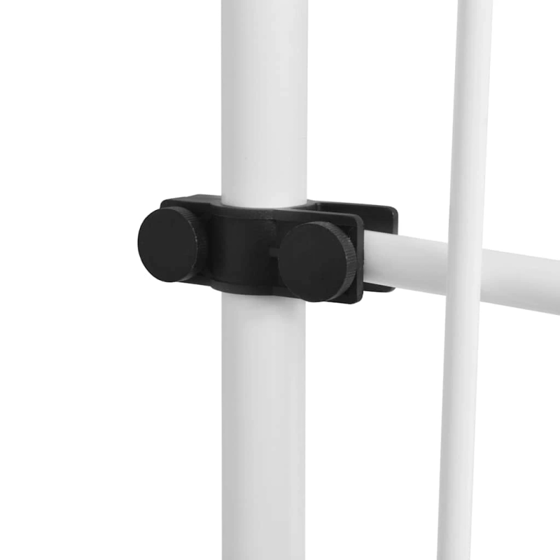 vidaXL izvelkama markīze, 150 cm, manuāla, oranža ar baltām svītrām