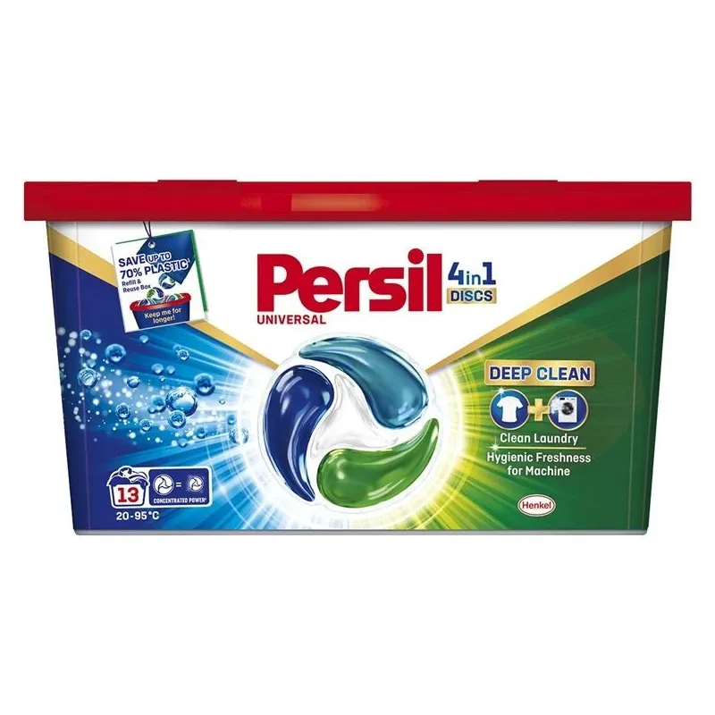 Kapsulas mazgāšanai Persil Discs Universal. 13 gab.