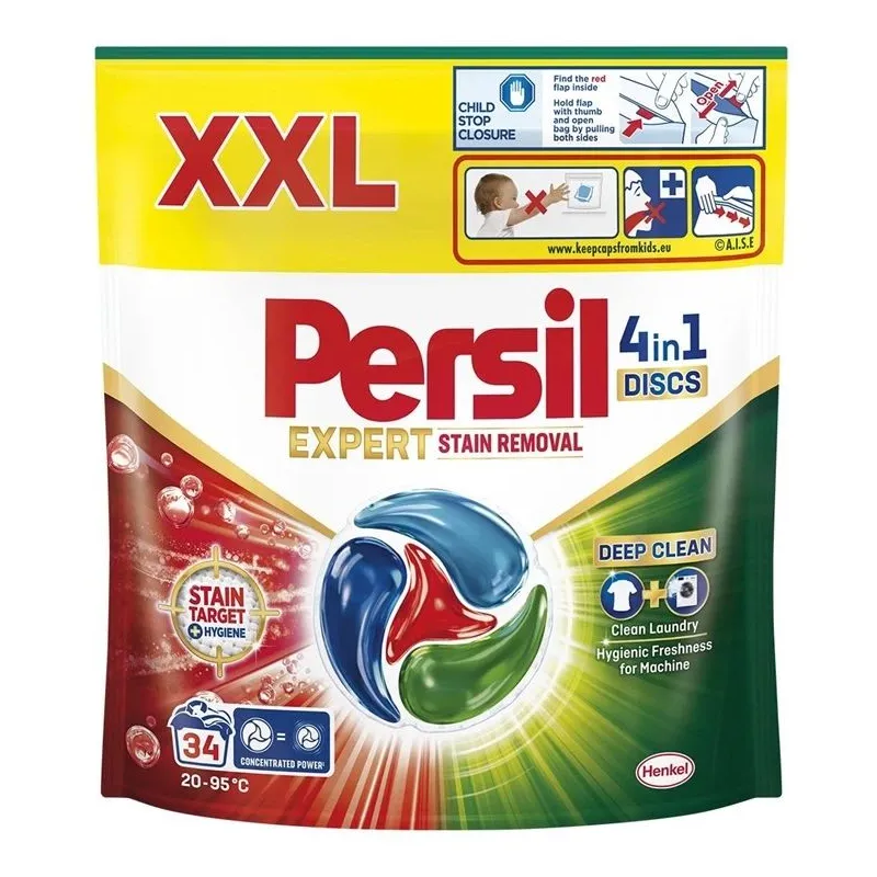 Kapsulas mazgāšanai Persil Discs Stain Removal. 34 gab.
