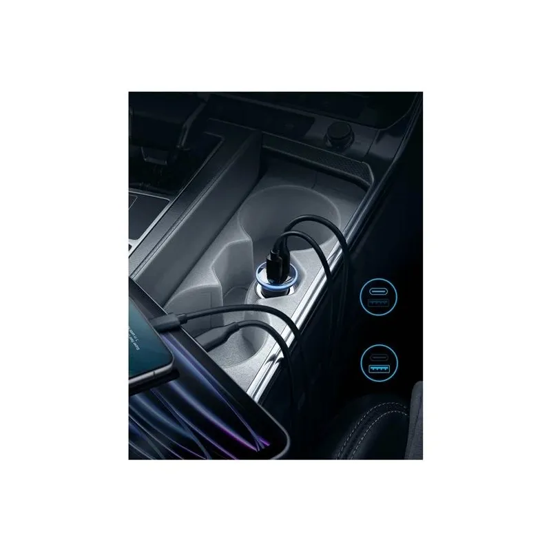 Auto telefona lādētājs Anker USB Type C-Type A 30W