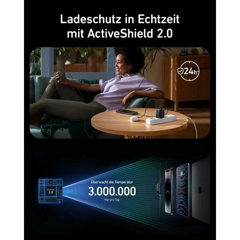 Telefona lādētājs Anker Prime 735 USB Type A-TypeC 67W