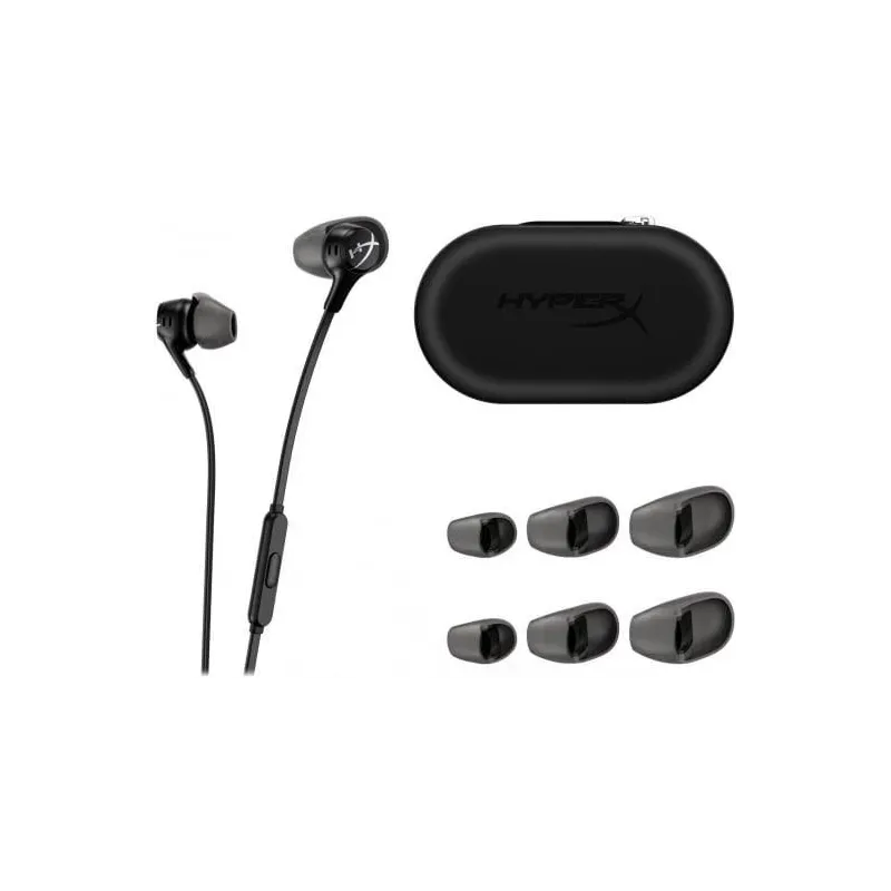 Vadu spēļu austiņas HyperX Cloud Earbuds II. melna