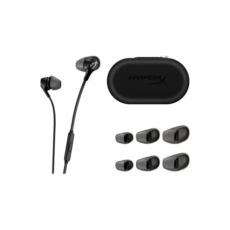 Vadu spēļu austiņas HyperX Cloud Earbuds II. melna