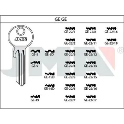 Atslēgas sagatave ge-5d ,jma,