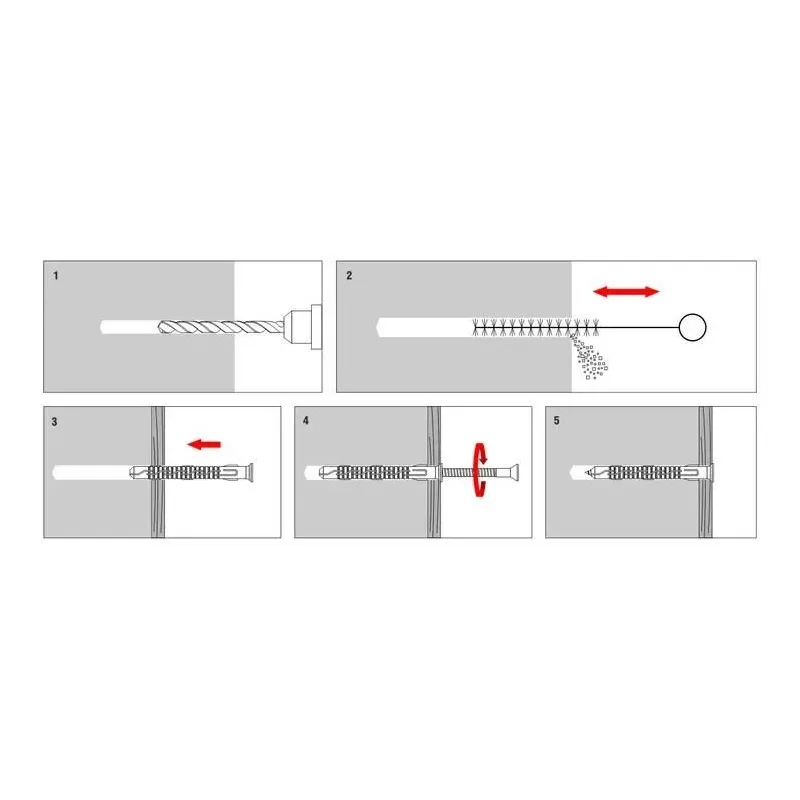 Dībelis ar skrūvi kps fast-s 10x230 25gb