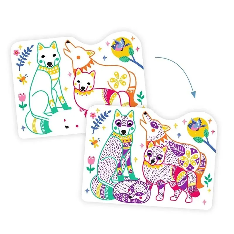 Radošais komplekts Djeco Magic Colouring