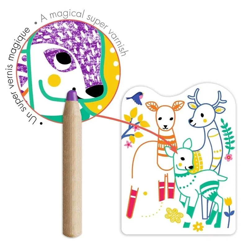 Radošais komplekts Djeco Magic Colouring