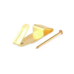 Picture hook plat 1-1 hole 22x7-16pcs