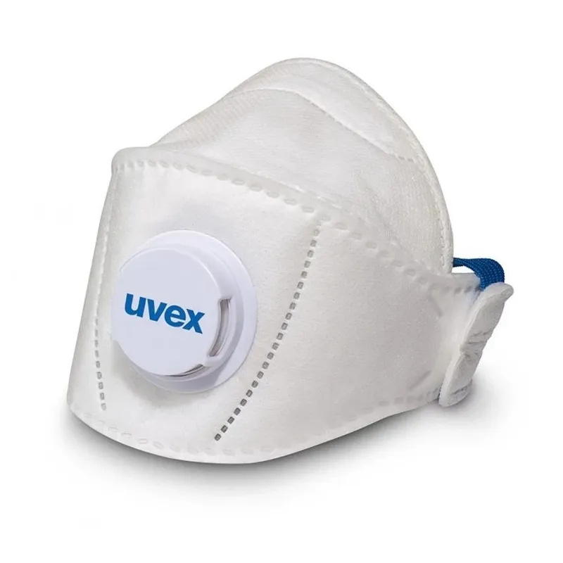 Respirators. ar vārstu Uvex. balta. Universāls