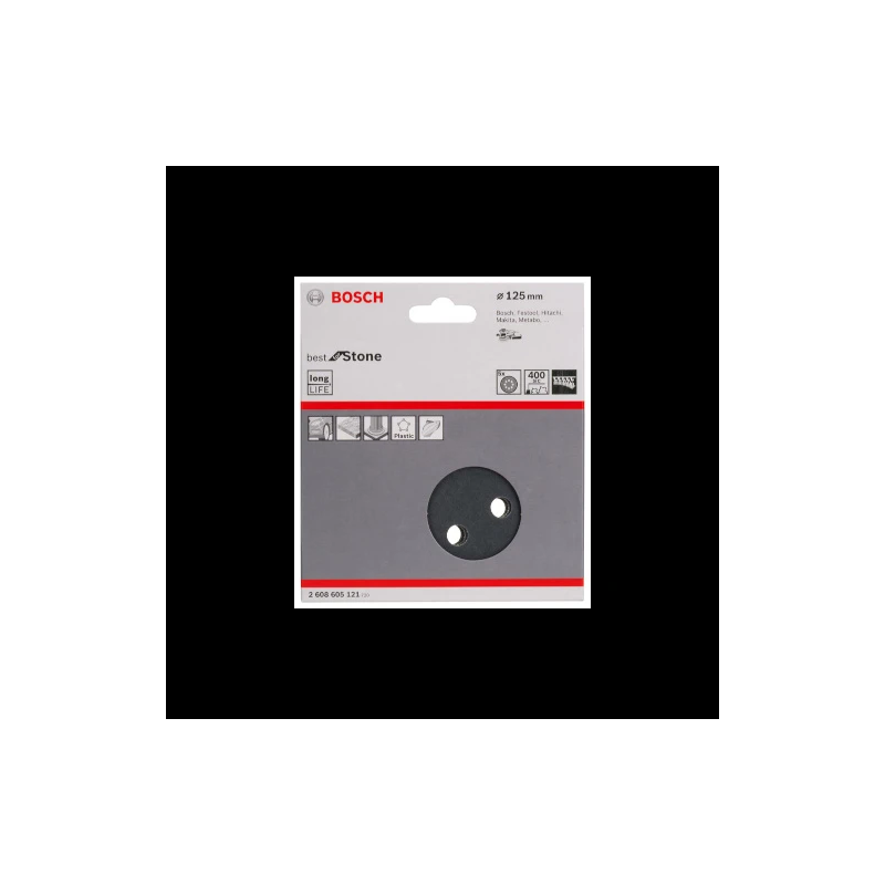 Slīppapīr akmenim,PEX-GEX D 125mm, K 400, 5 gab.