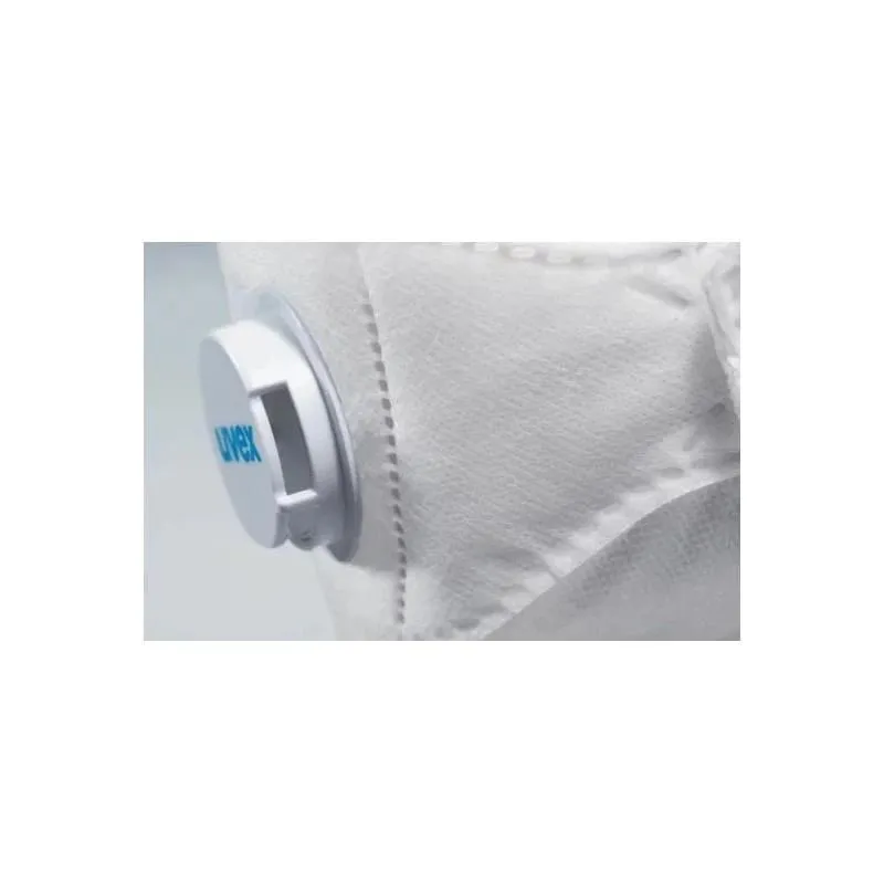 Respirators. ar vārstu Uvex. balta. Universāls