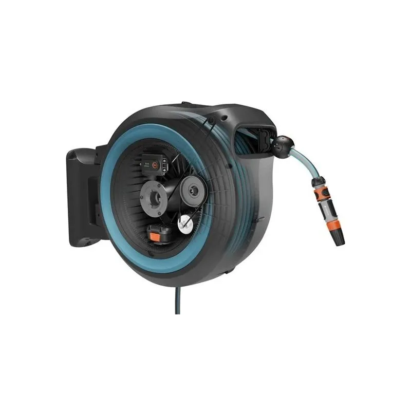 Automātiska šļūtenes spole ar laistīšanas šļūteni Gardena