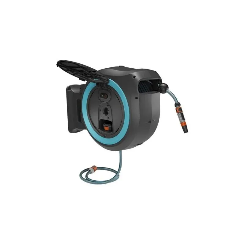 Automātiska šļūtenes spole ar laistīšanas šļūteni Gardena