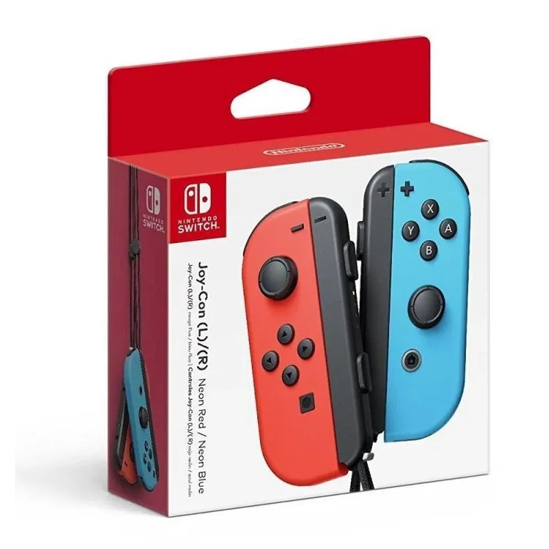 Pults komplekts Nintendo Joy-Con Pair, Neon Red-Neon Blue.