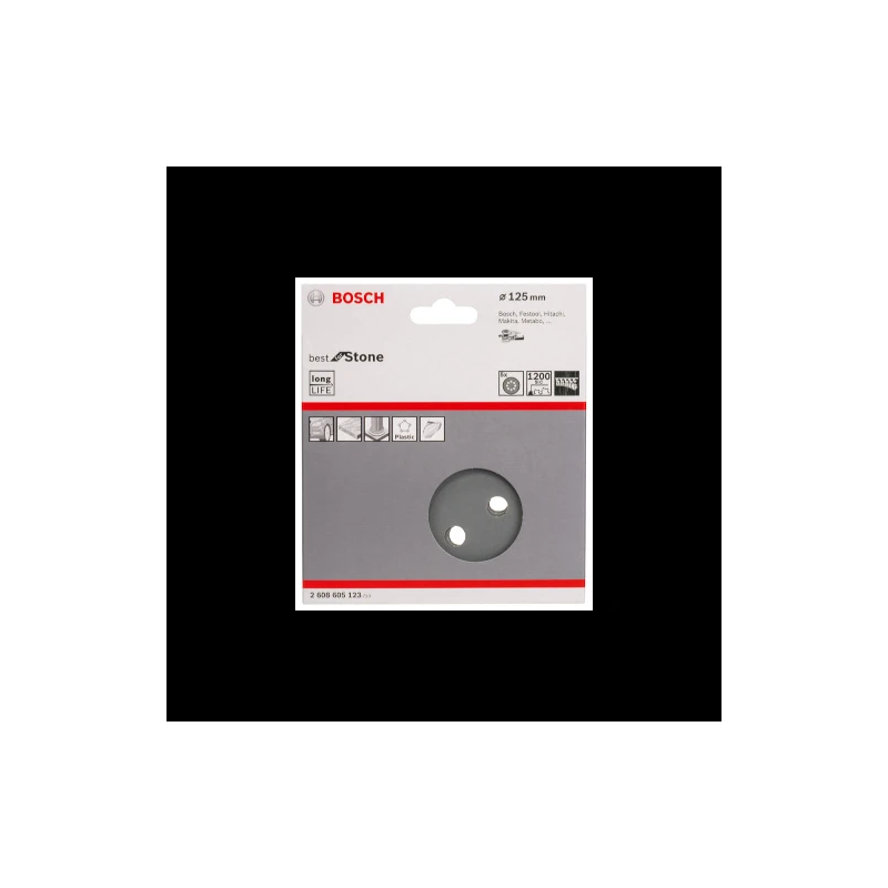 Slīppapīrs,akmenim,PEXGEX D 125mm,K1200,5 gab.