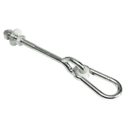 Swing hook m12x160 with carabinier