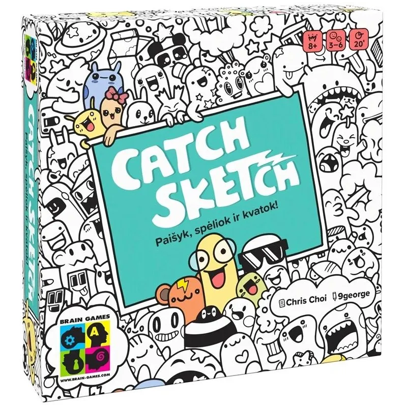 Galda spēle Brain Games Catch Sketch LT BRGCSLT