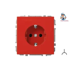 Kontaktdakša LIREGUS MODERN DATA, sarkanā krāsā