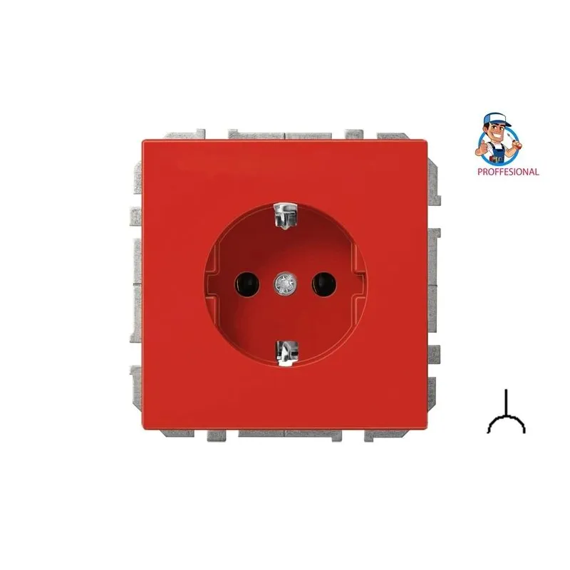 Kontaktdakša LIREGUS MODERN DATA, sarkanā krāsā