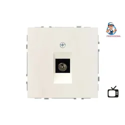 Tv socket itvl-1-01.m-sm modern sand