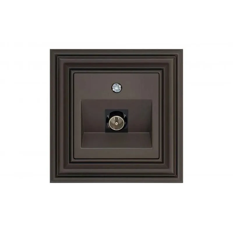 Antenas ligzda LIREGUS RETRO, brūnā krāsā