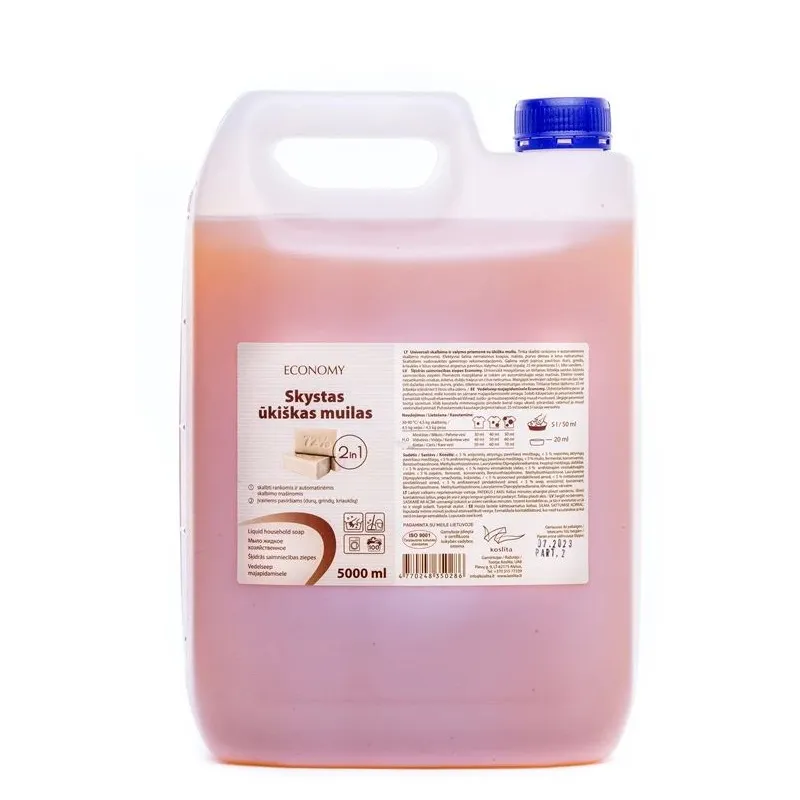 Šķidrās saimniecības ziepes Economy. 5L