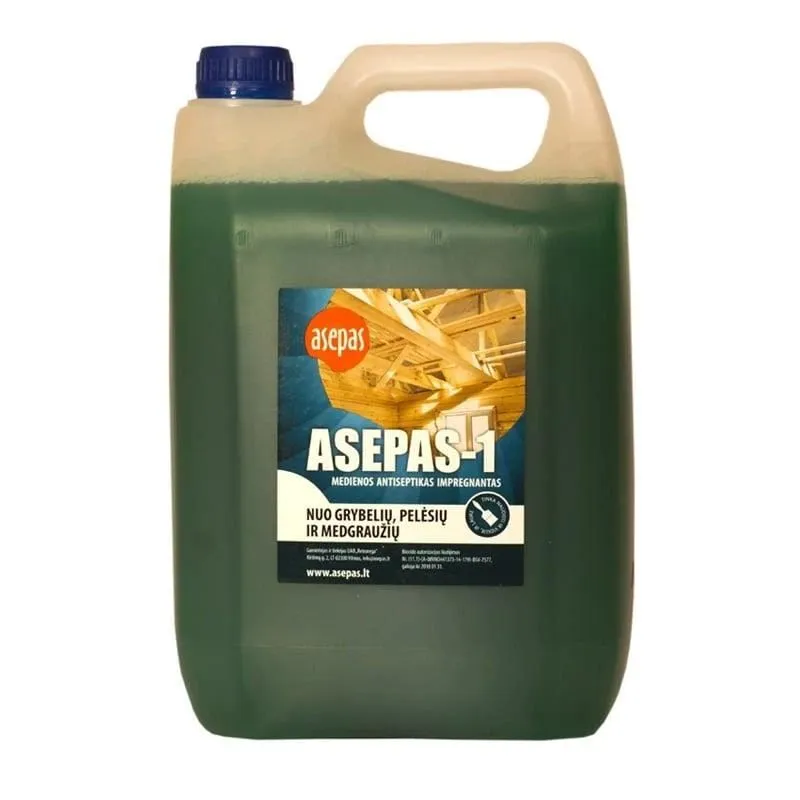 Antiseptiķis Asepas-1, zaļgans, 5 l