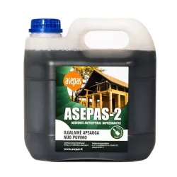 Antiseptiķis Asepas-2, zaļgani pelēks, 3 l