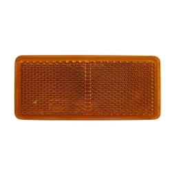 Желтый клеящийся отражатель, прямоугольник, 40x90 мм