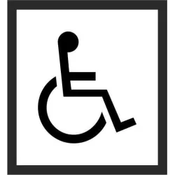 Informācijas zīme. 130x130 mm