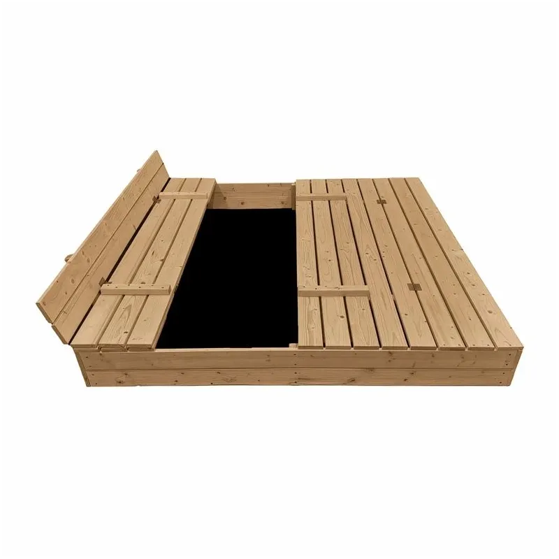 Smilšu kaste 4IQ Hatis. 160 x 160 cm. ar vāku. kok kr. 31 kg