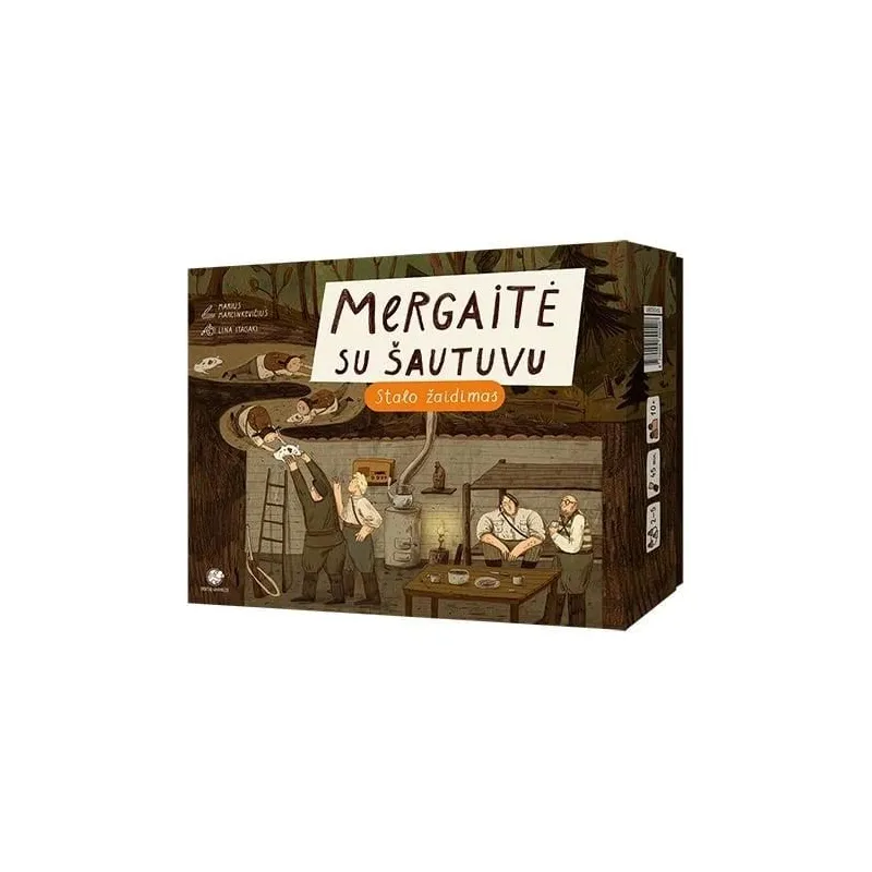 Galda spēle - Mergaitė su šautuvu. LT