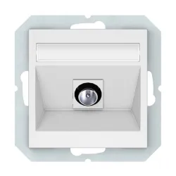 Antenas ligzda VILMA QR1000, mat. balta krāsa