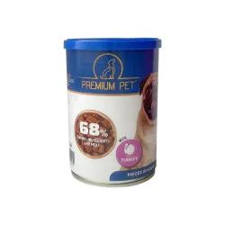 Canned food dog prempet turk in sauc 415