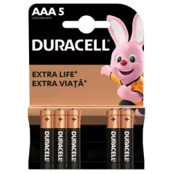 Elementi duracell aaa 5 gab.