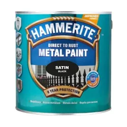 Paint hammerite sateen black 2.5l