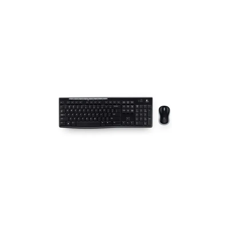 Klaviatūra Logitech MK270 EN, melna, bezvadu