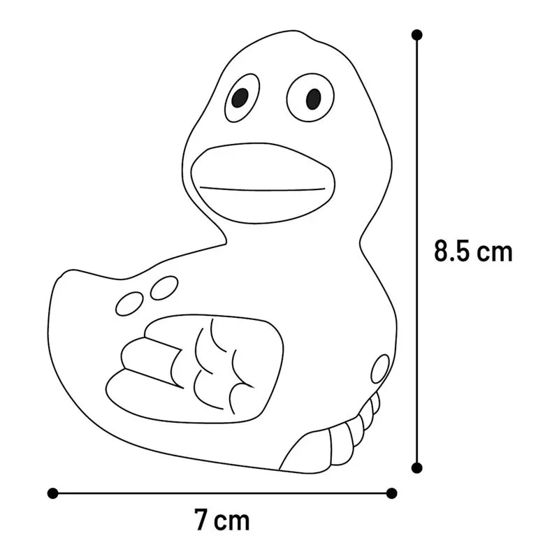 Toy for dog duck 7x6x8.5cm