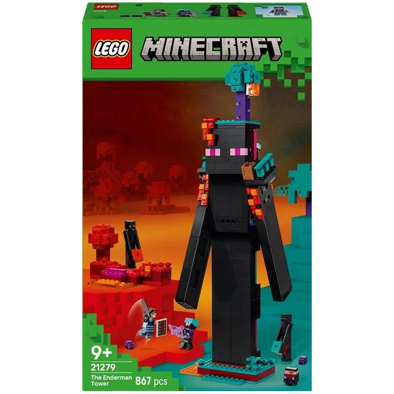 Konstruktors LEGO Minecraft The Enderman Tower 21279